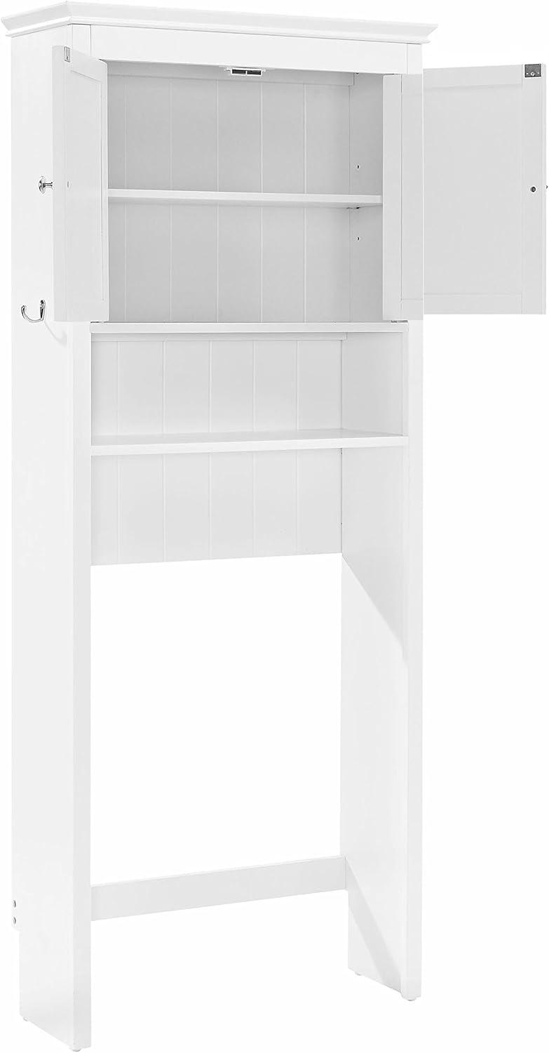 Lydia White Over-the-Toilet Bathroom Storage Cabinet