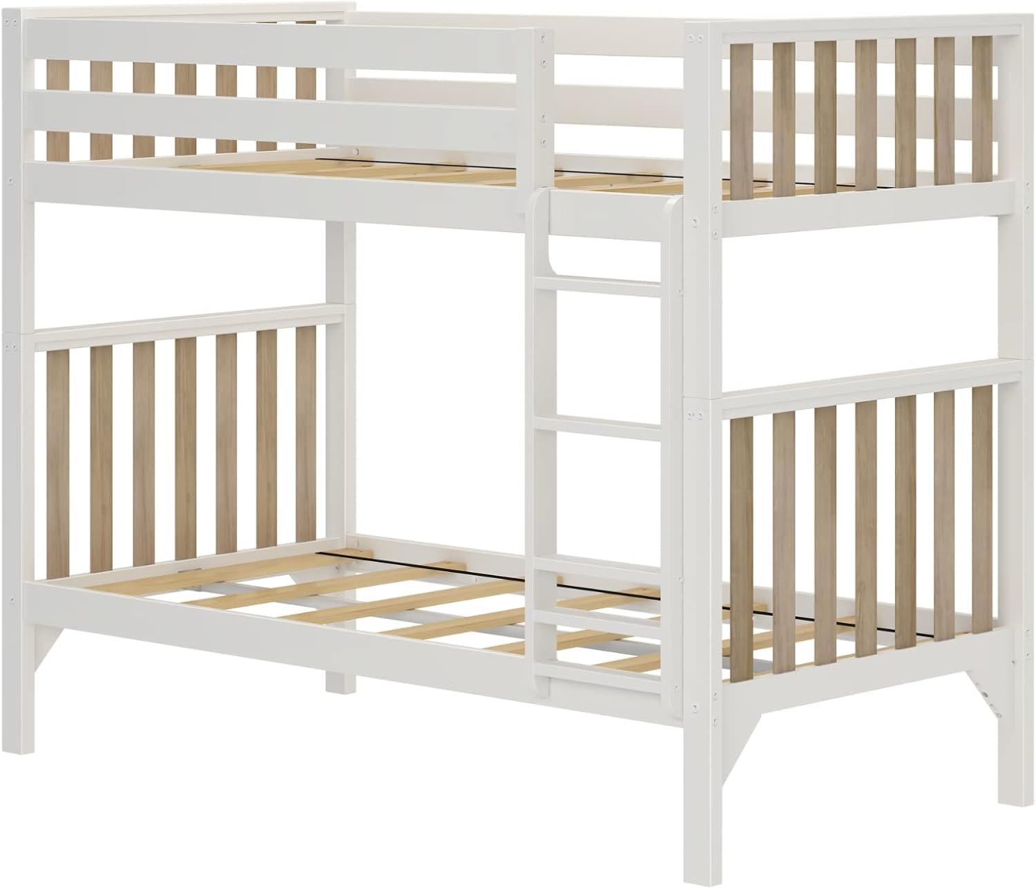 Max & Lily Scandinavian Twin over Twin Bunk Bed