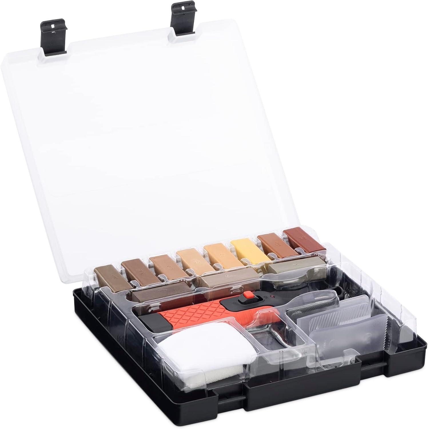 Navaris Wood Floor Repair Kit - Wax Sticks and Melting Tool, 1 Count