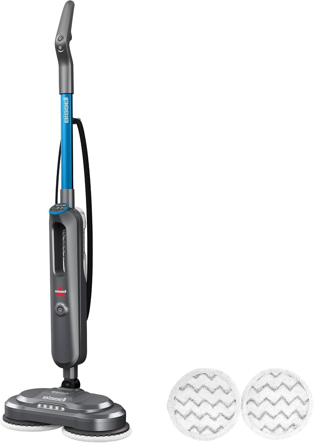 BISSELL SpinWave SmartSteam Scrubbing Steam Mop with Rotating Pads