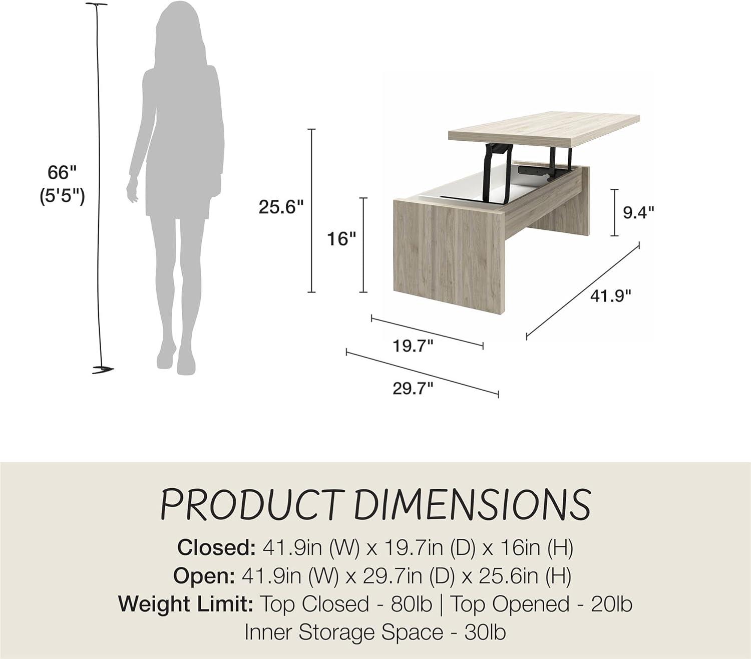 Mr. Kate Winston Lift Top Coffee Table
