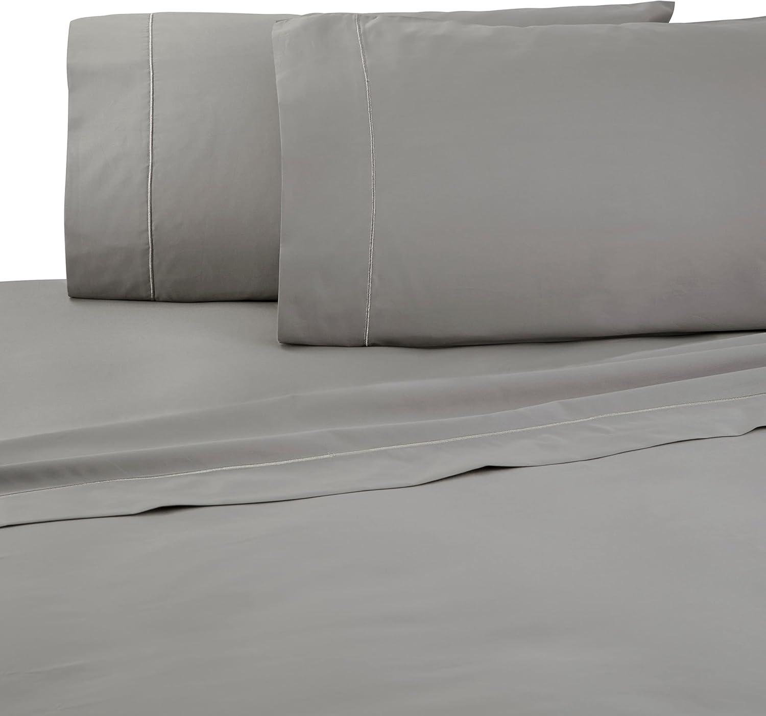 Martex 700 Thread Count Supima Cotton Standard Pillowcases (Set of 2) - Silky Soft, White