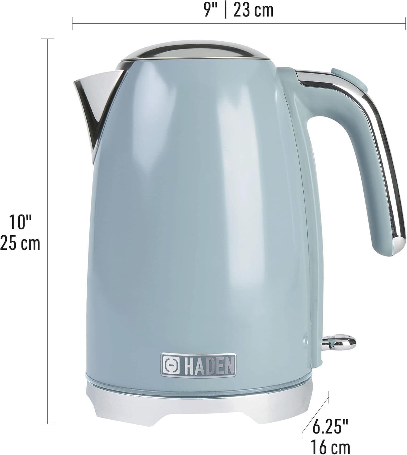 HADEN 1.7 Quarts Stainless Steel Electric Tea Kettle
