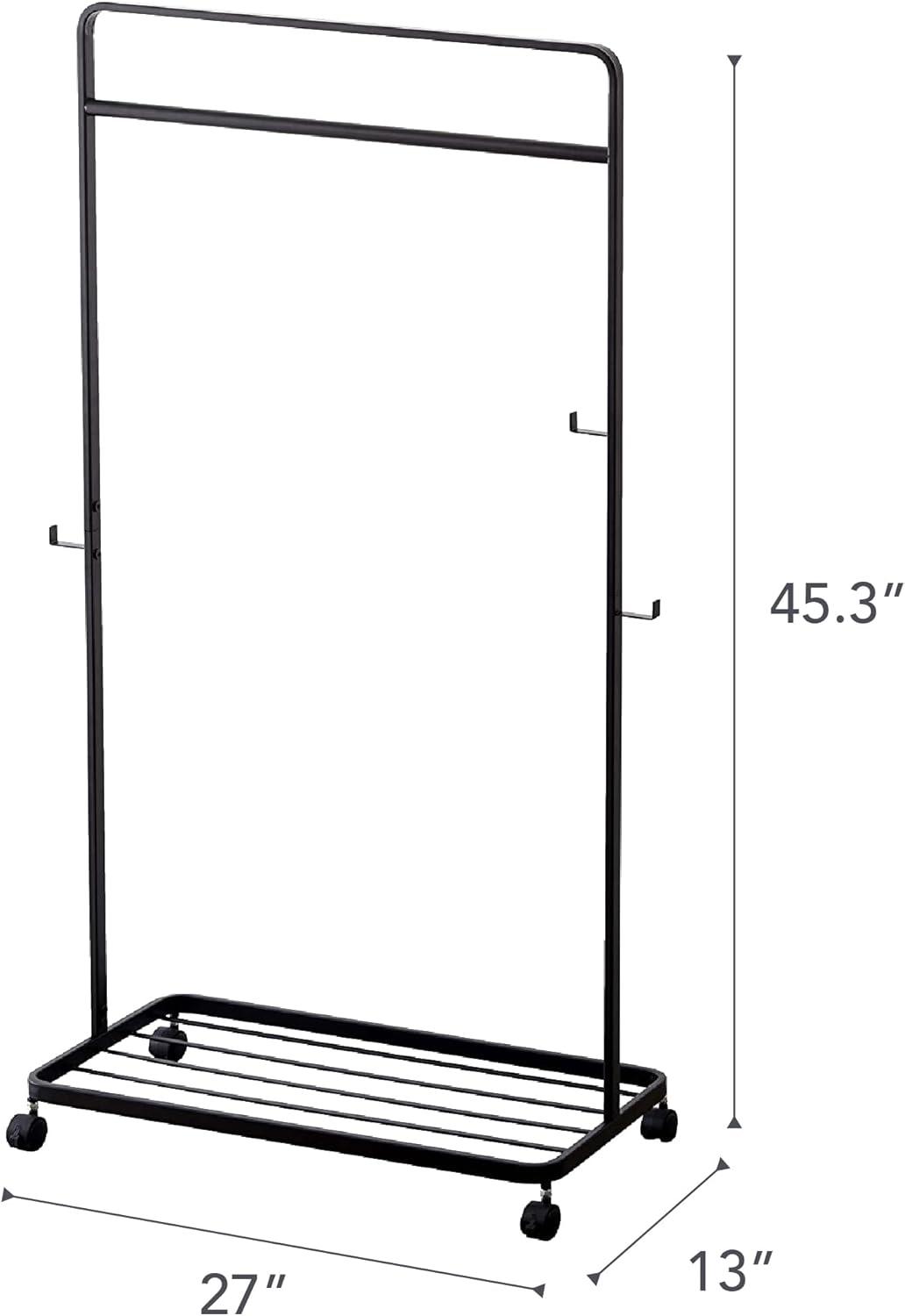 Yamazaki Home Kids Clothes Rack, Steel, Wheels