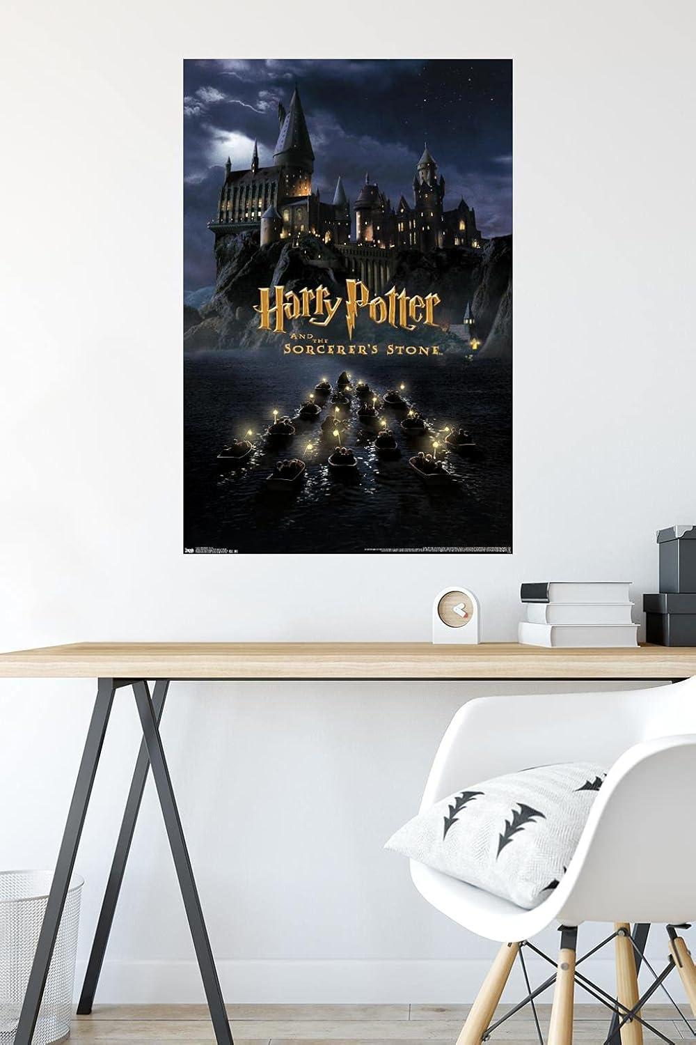 Harry Potter Castle Multicolor Glossy Wall Poster