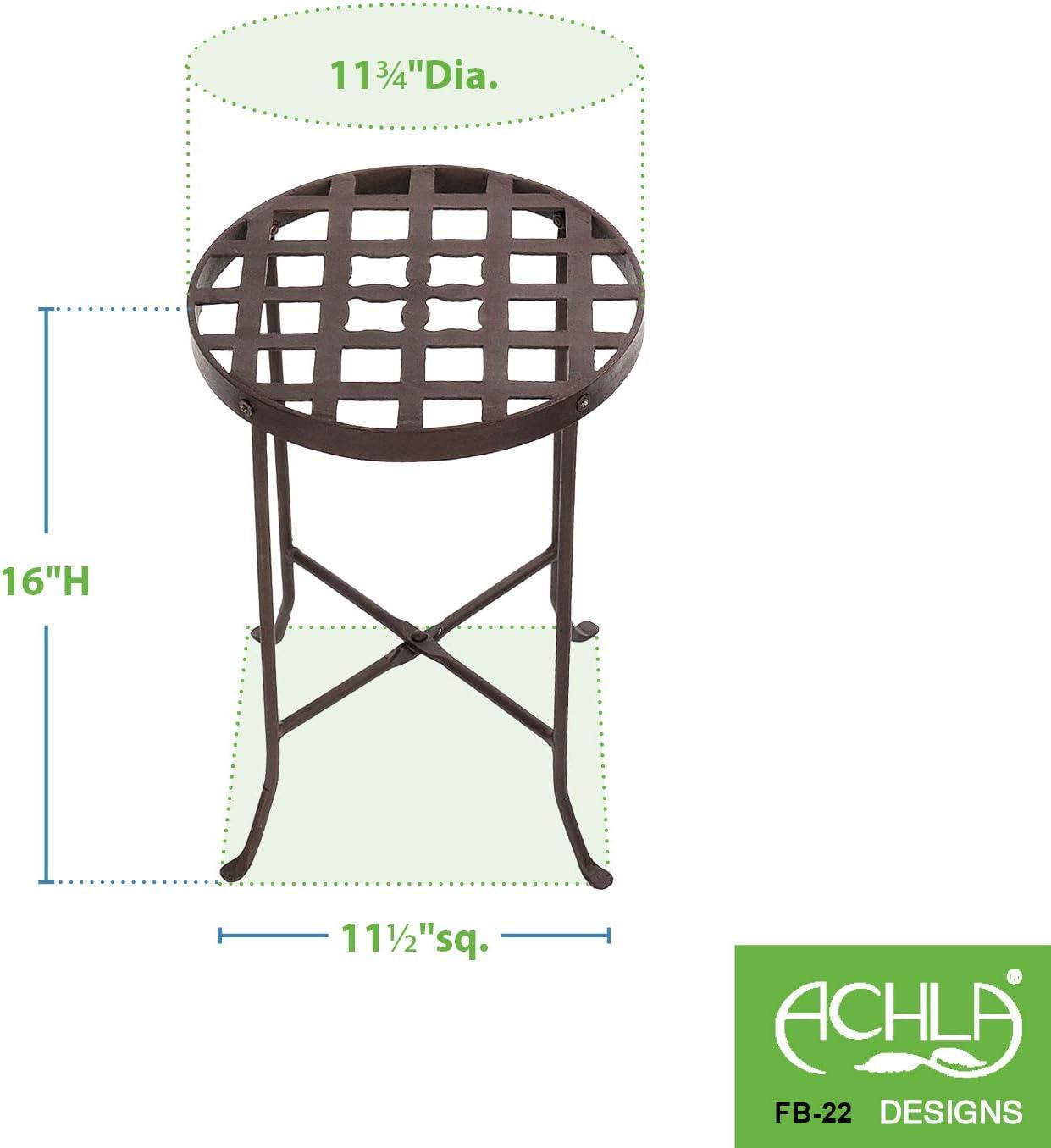 Achla FB-22 Lowers Plant Stand II in Roman Bronze Powder Coated