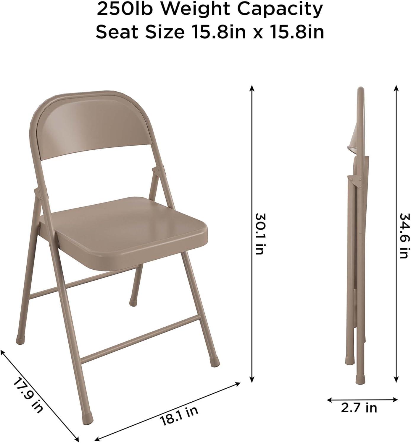 COSCO SmartFold All-Steel Folding Chair