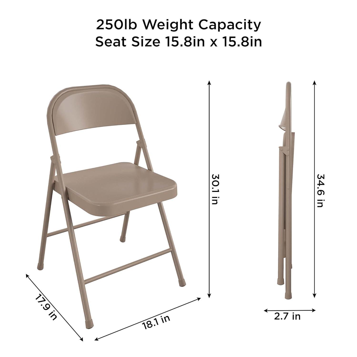 COSCO SmartFold All-Steel Folding Chair