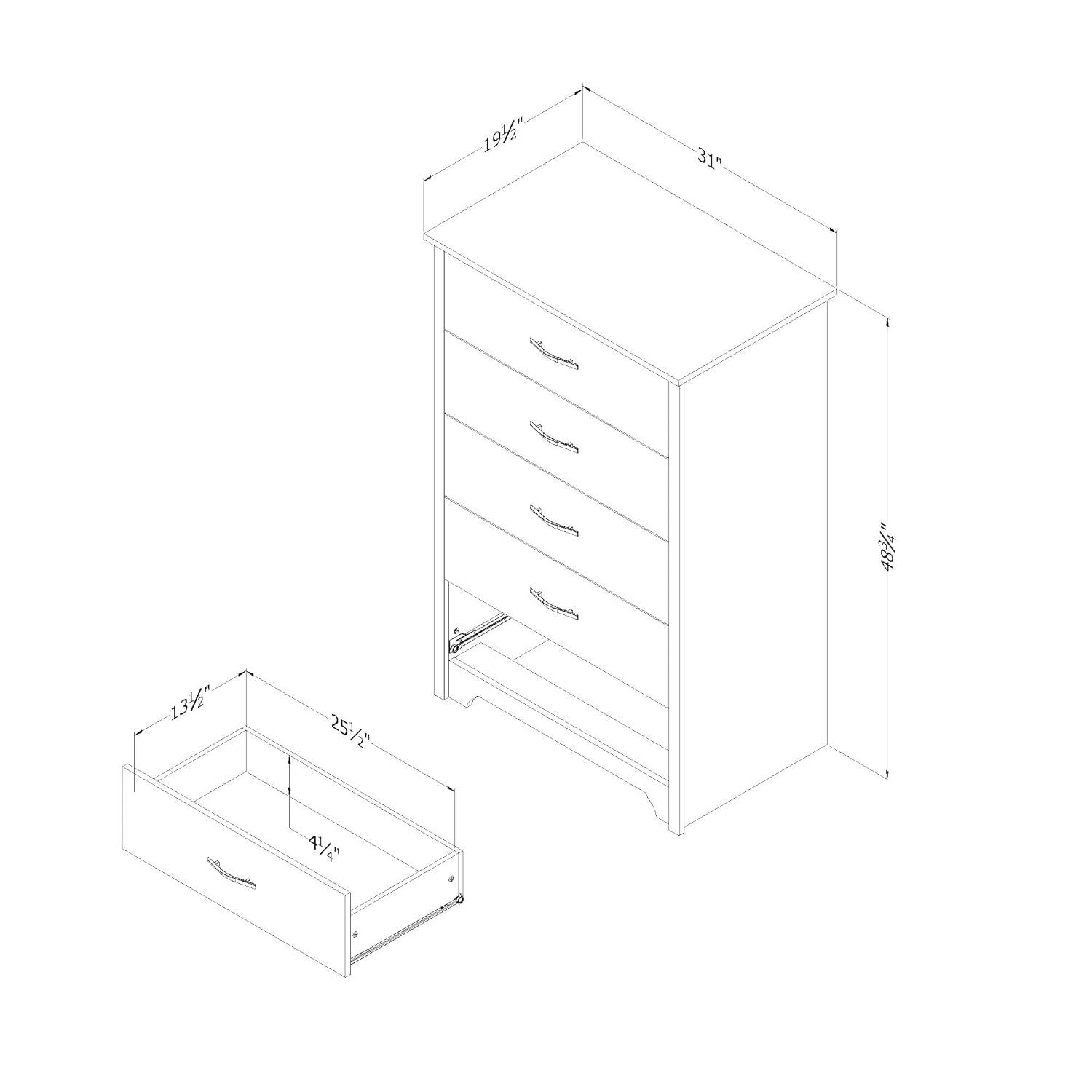 Fusion 31'' W 5 - Drawer Dresser