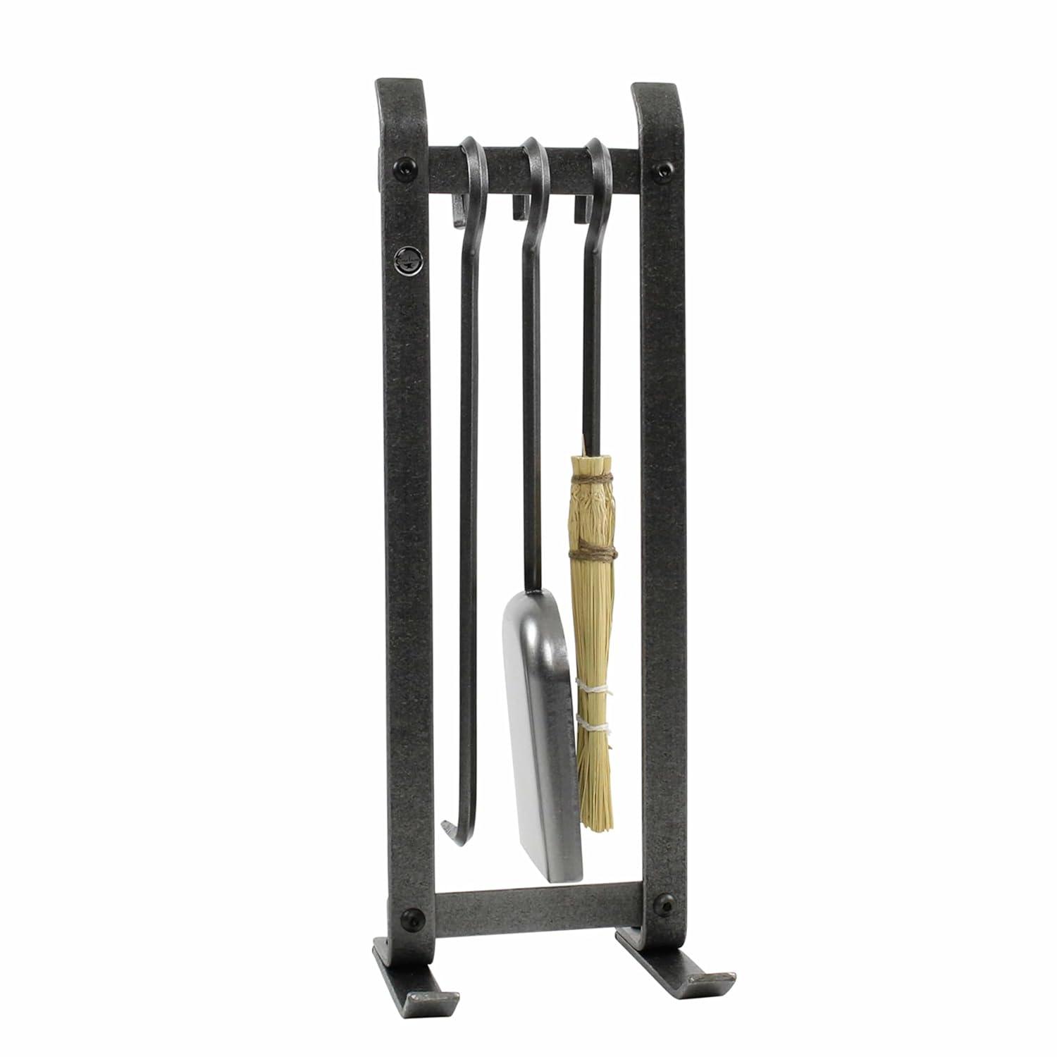 Handcrafted Country Home Fireplace Tool Set includes Base & 3 Tools