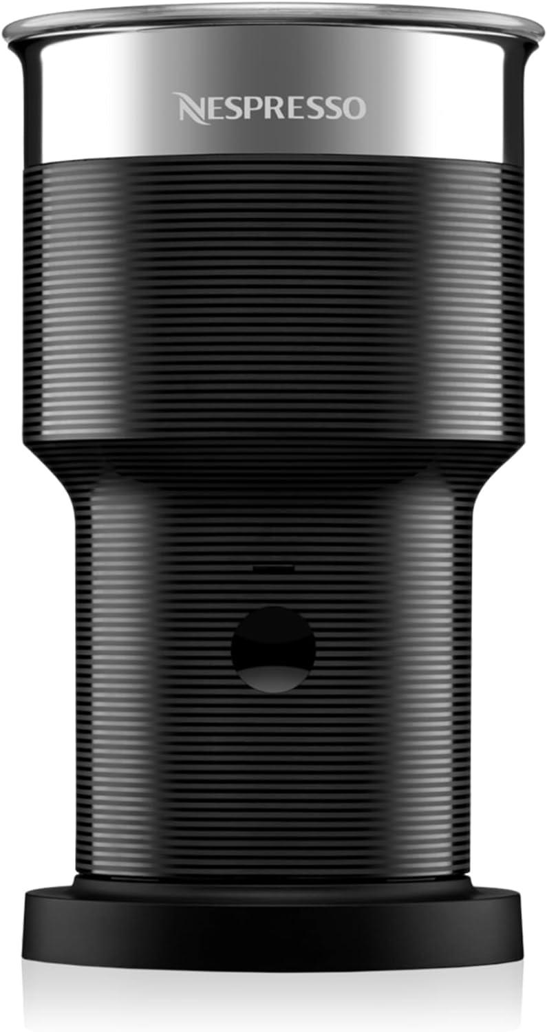 Nespresso Aeroccino XL Milk Frother: Electric Black Frother Wand, 13.5oz Capacity, Dishwasher-Safe, 550W, Plastic