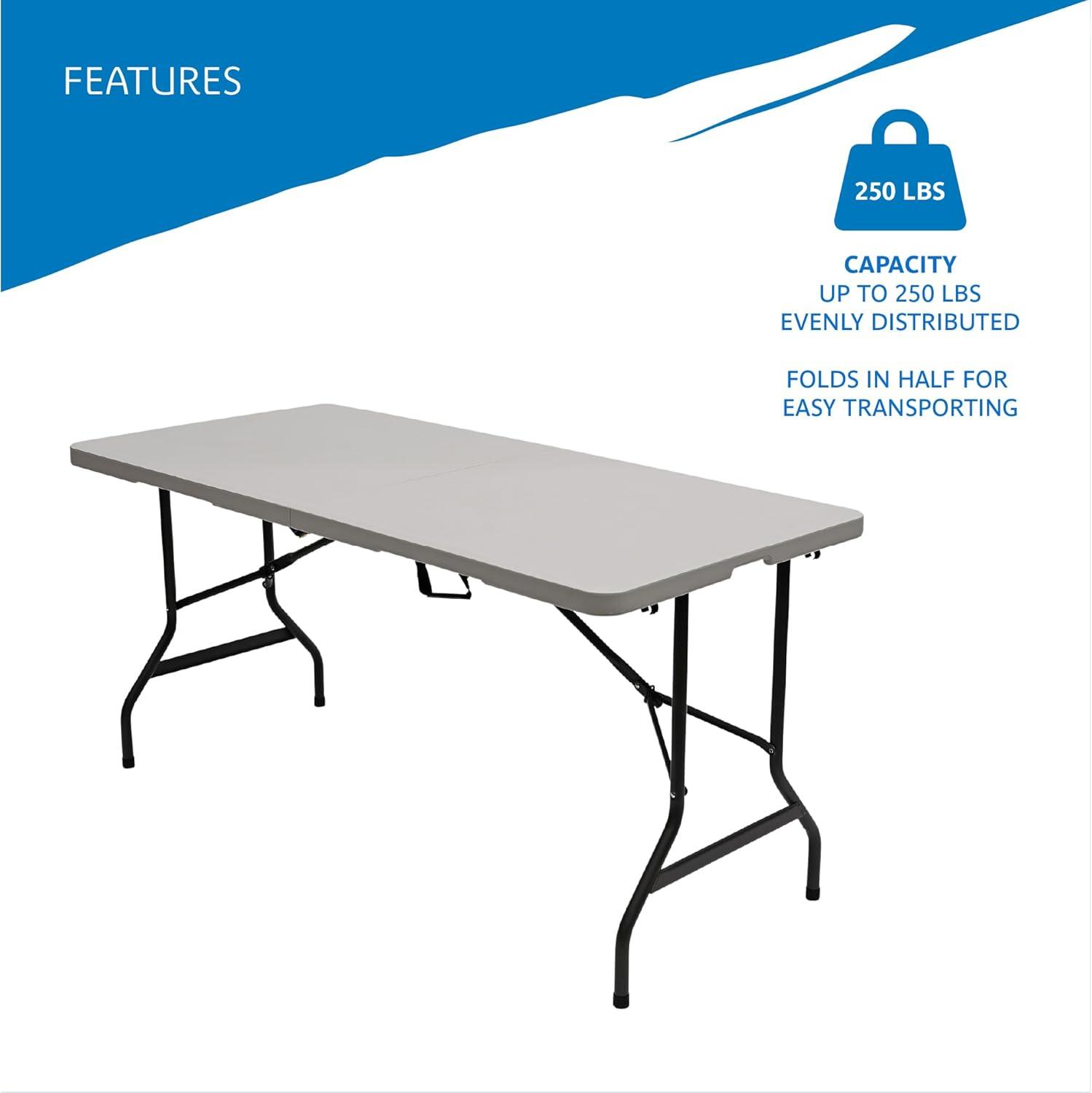 IndestrucTableTOO Rectangular Folding Table