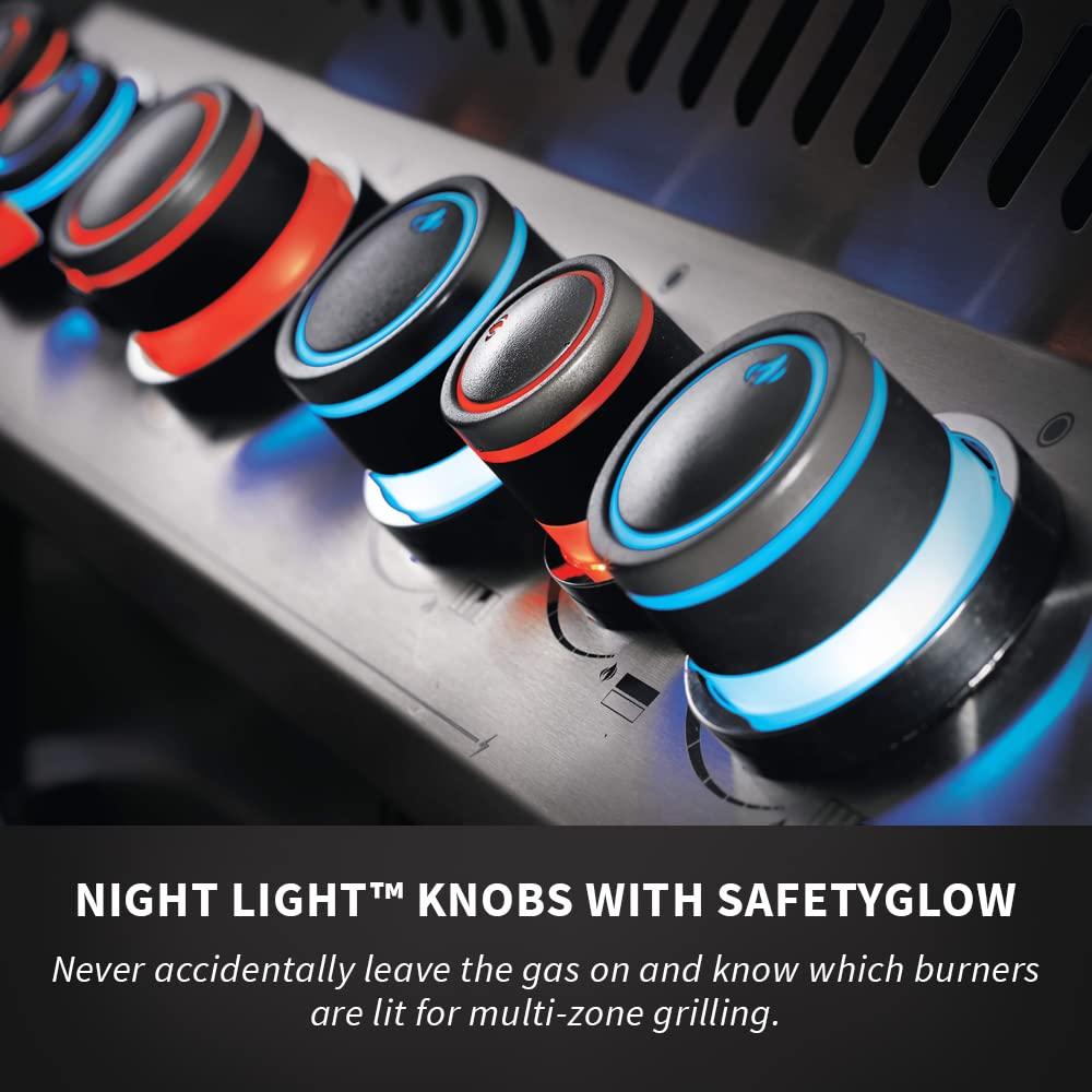 Napoleon Prestige 665 Propane Gas Grill with Infrared Side and Rear Burners, Stainless Steel