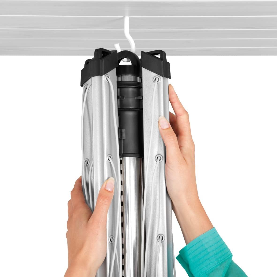 Brabantia Brabantia Lift-O-Matic Outdoor Clothesline (164 Feet), with Metal Ground Spike and Protective Cover