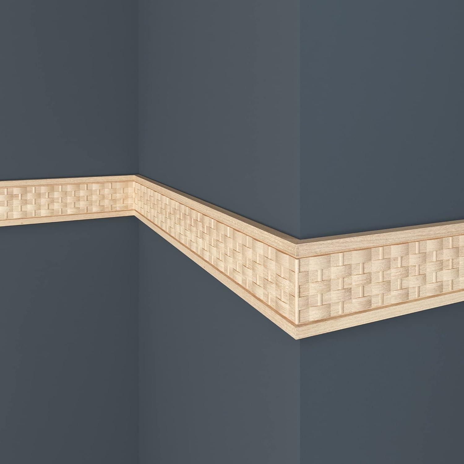 Ornamental Mouldings 47.5" x 2.5" x 0.34" Chair Rail