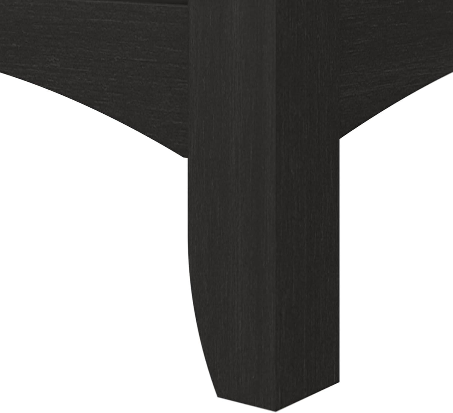 Bush Furniture Salinas Tall 5 Shelf Bookcase, Vintage Black