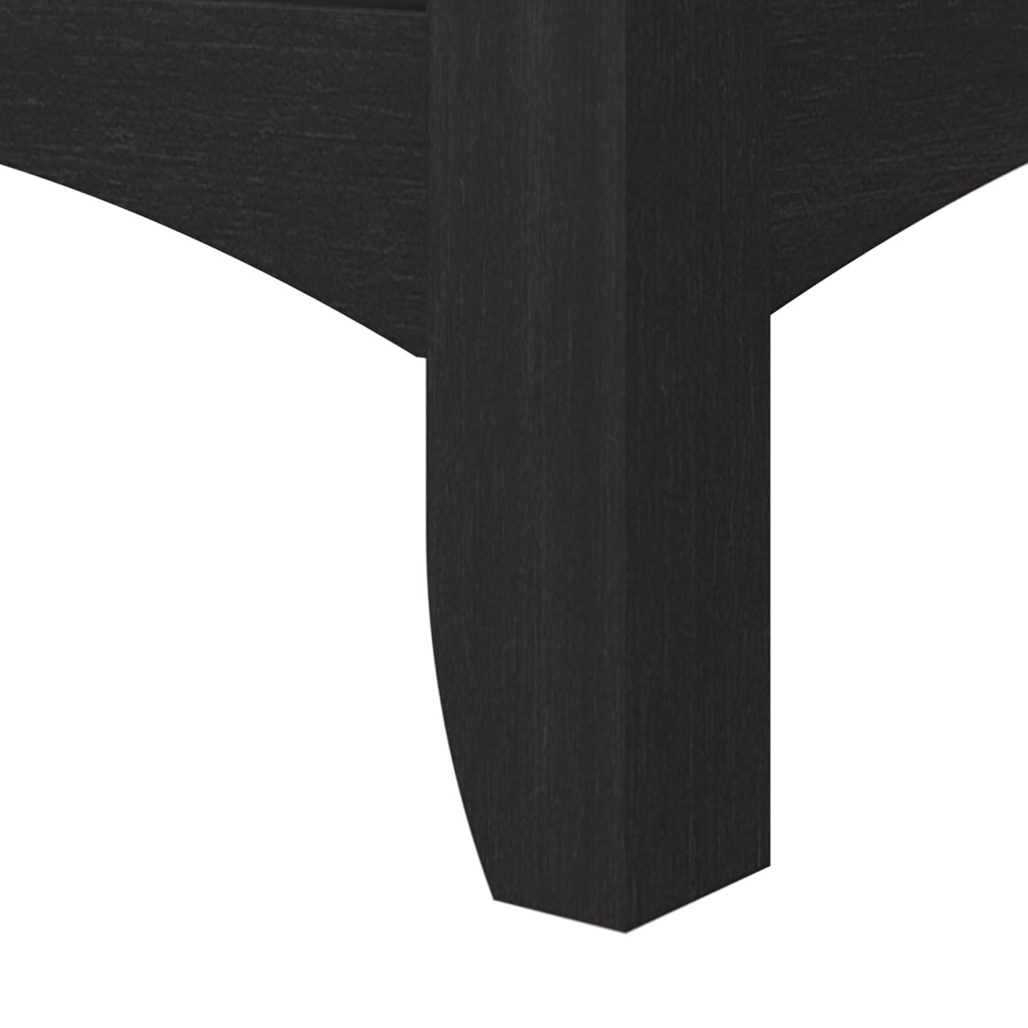Bush Furniture Salinas Accent Storage Cabinet with Doors, Vintage Black