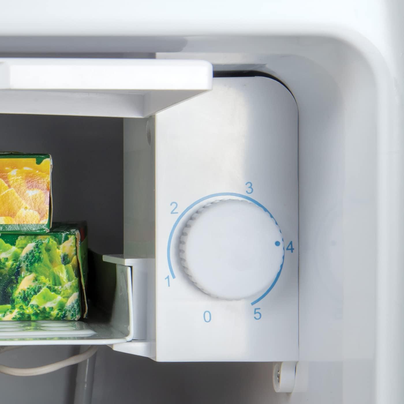 Igloo IRF16BK6A 1.6 Cu. Ft. Single Door Refrigerator with Freezer, Black