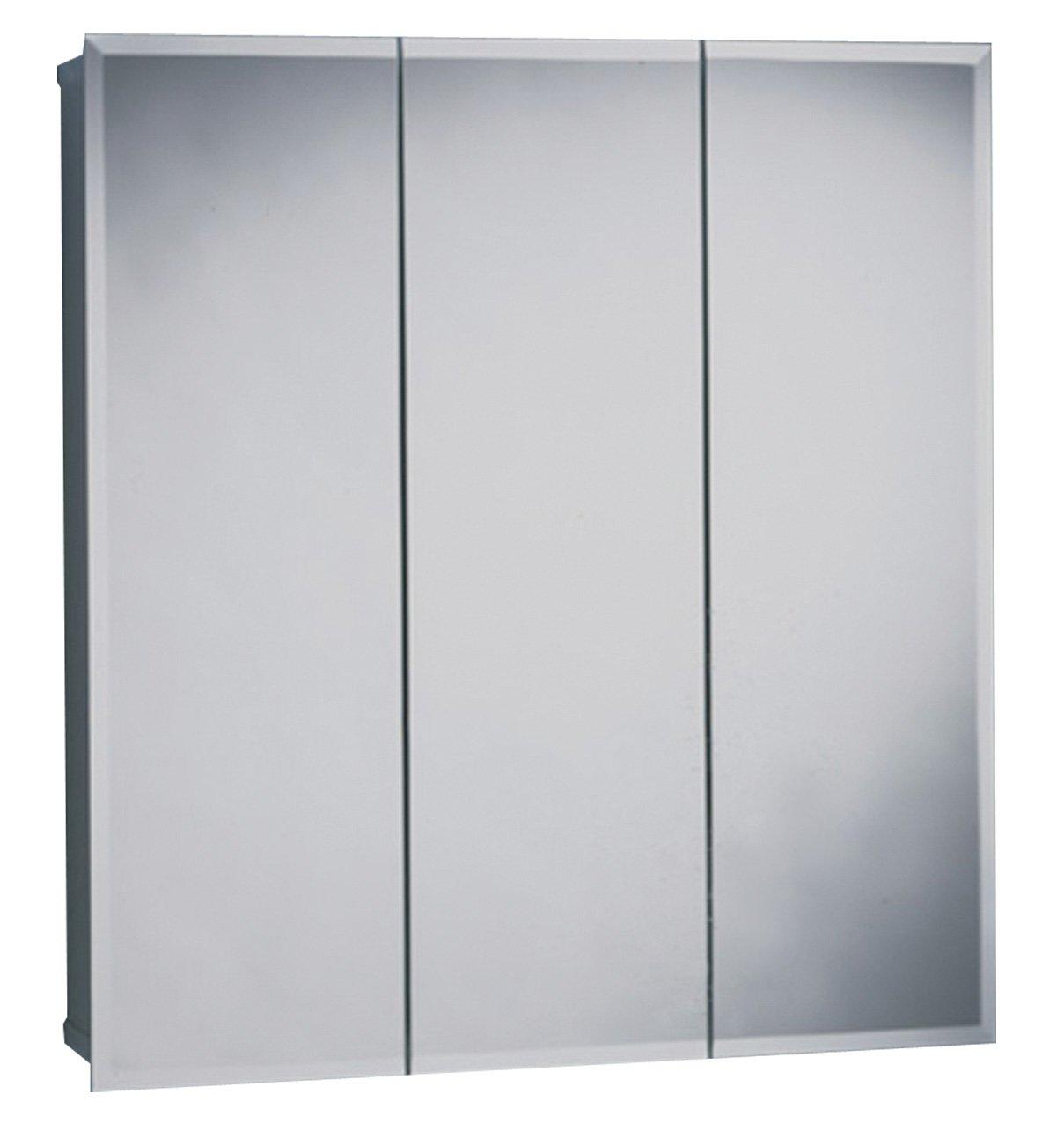 American Pride M Series Beveled Triview Medicine Cabinet, 24 In.