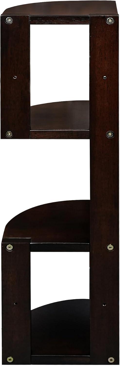 CONSDAN Corner Shelf, 4 Pieces, USA-Grown Solid Hickory Hardwood