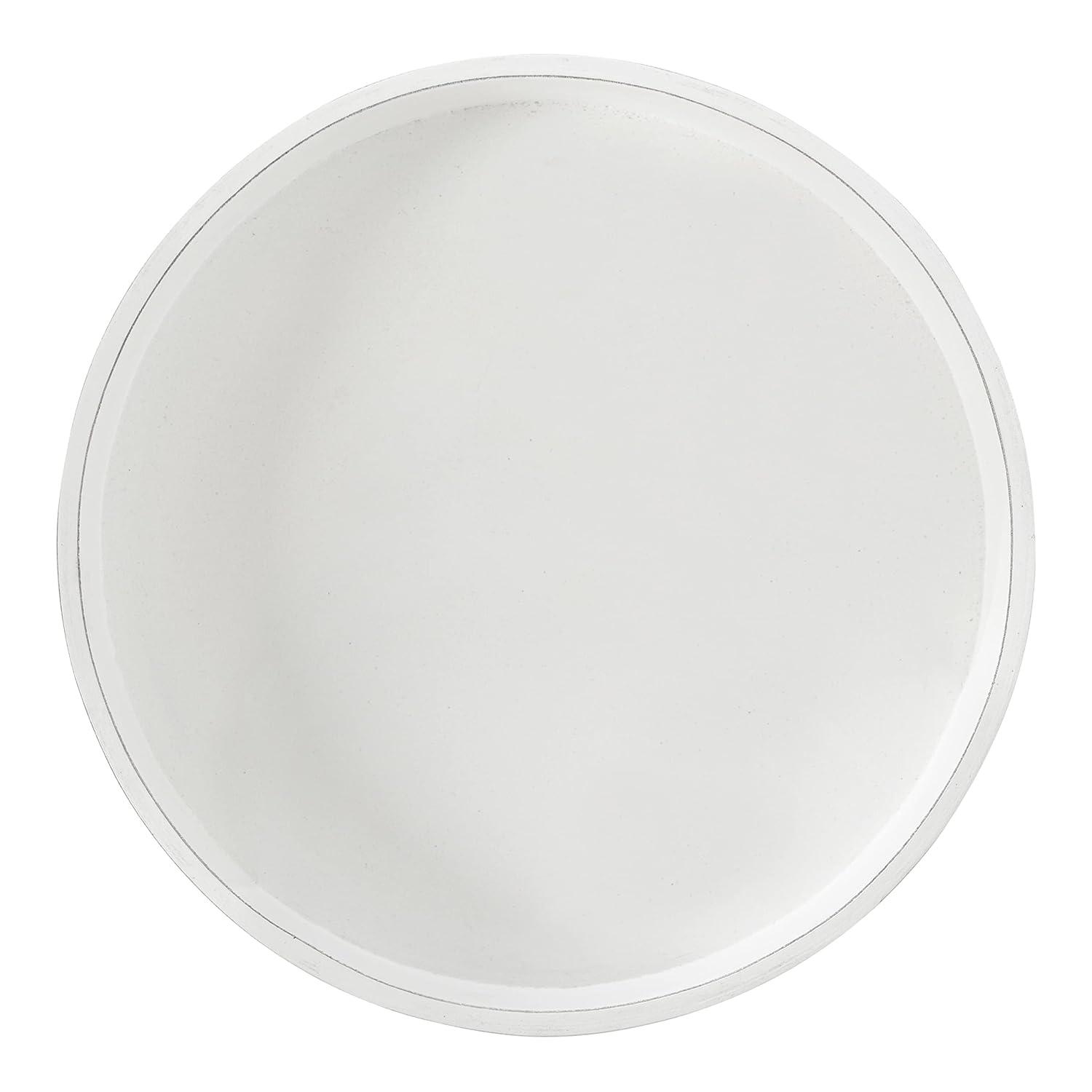 Kate and Laurel Bellport Square Wood Drink Table, 10x10x22, White