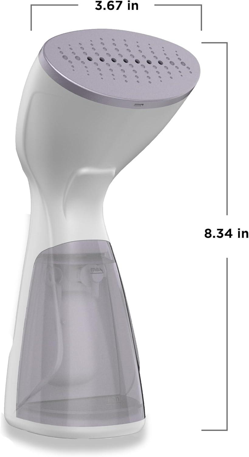 BLACK+DECKER BLACK+DECKER Compact Handheld Steamer, HGS012P, 25-Second Heat Up, 1000 Watts, Removes Wrinkles From Fabrics, Clothing And Upholstery