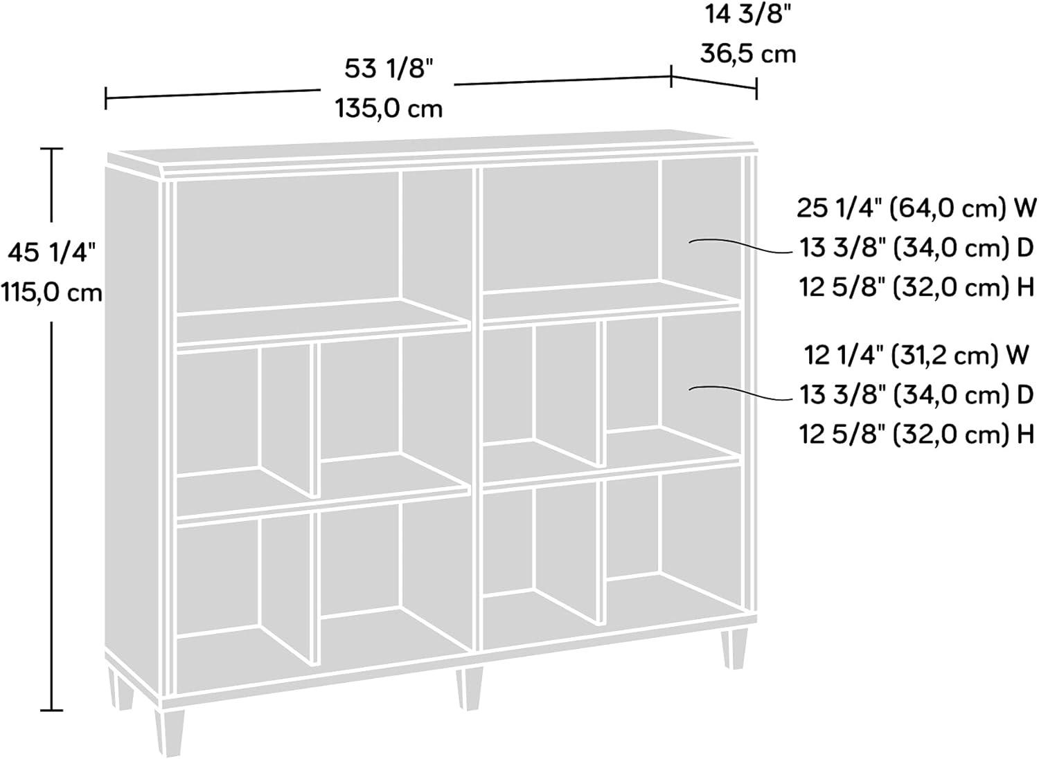 Sauder Willow Place Bookcase, Pacific Maple Finish