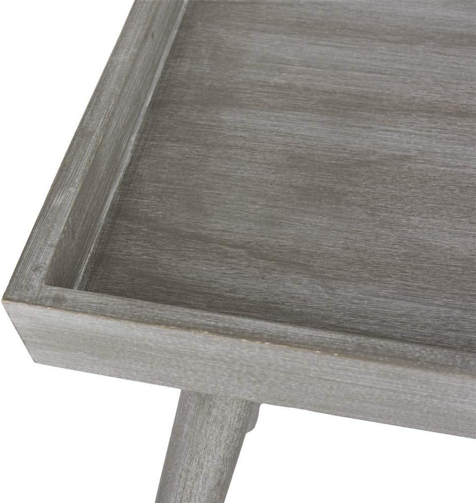 Nonie Coffee Table With Tray - Slate Grey - Safavieh
