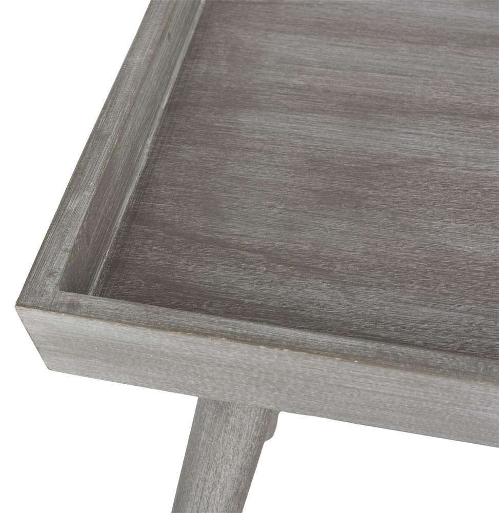 Nonie Coffee Table With Tray - Slate Grey - Safavieh