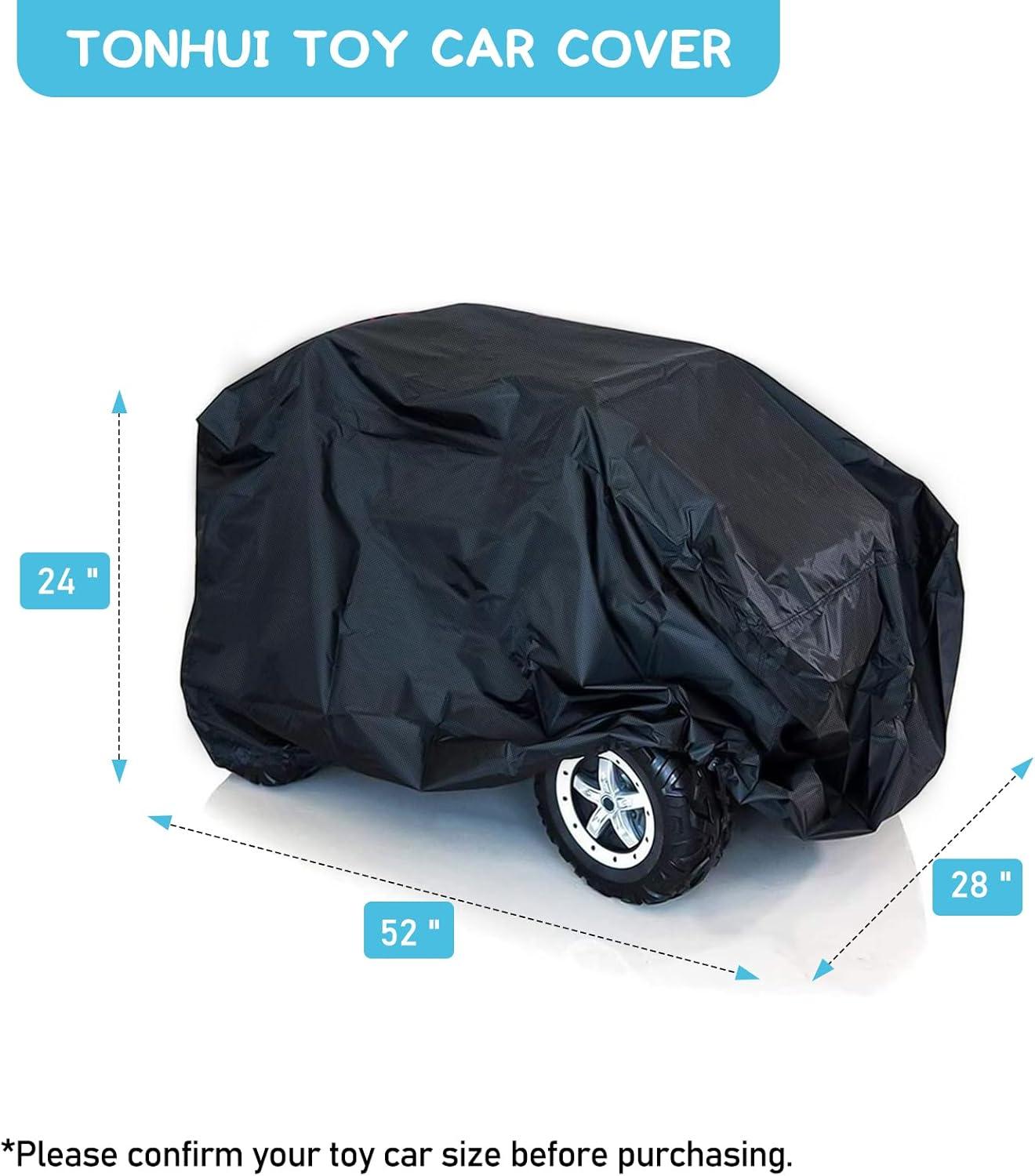 Universal Black Oxford Fabric Kids Ride-On Toy Car Cover