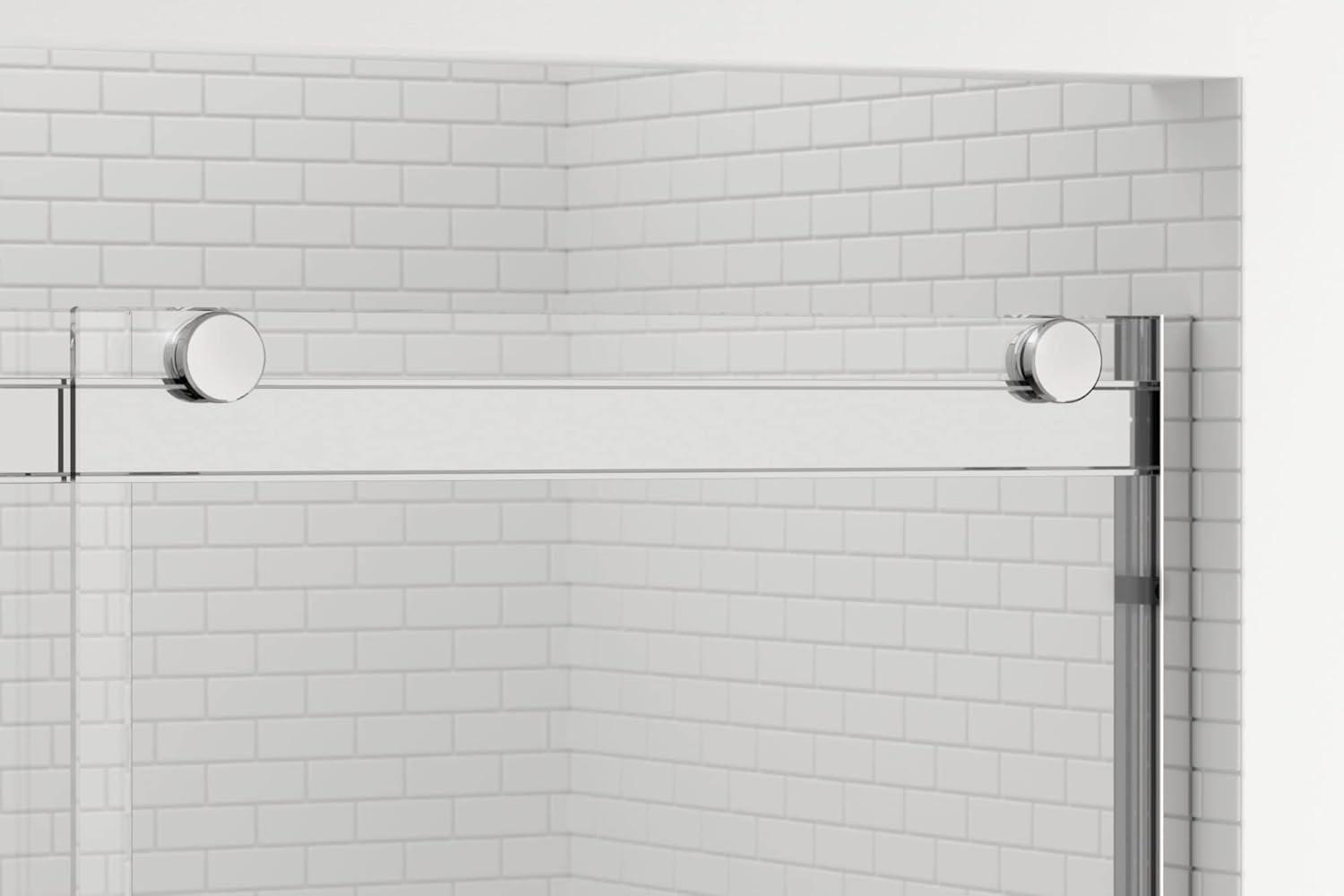 Rotolo 60" W x 70" H Semi-Frameless Shower Door