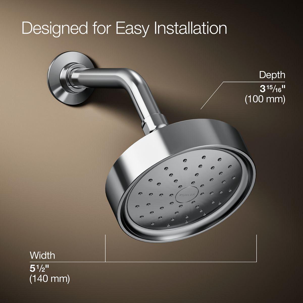 Purist 1.75 GPM Single-Function Showerhead with Katalyst Air-Induction Technology