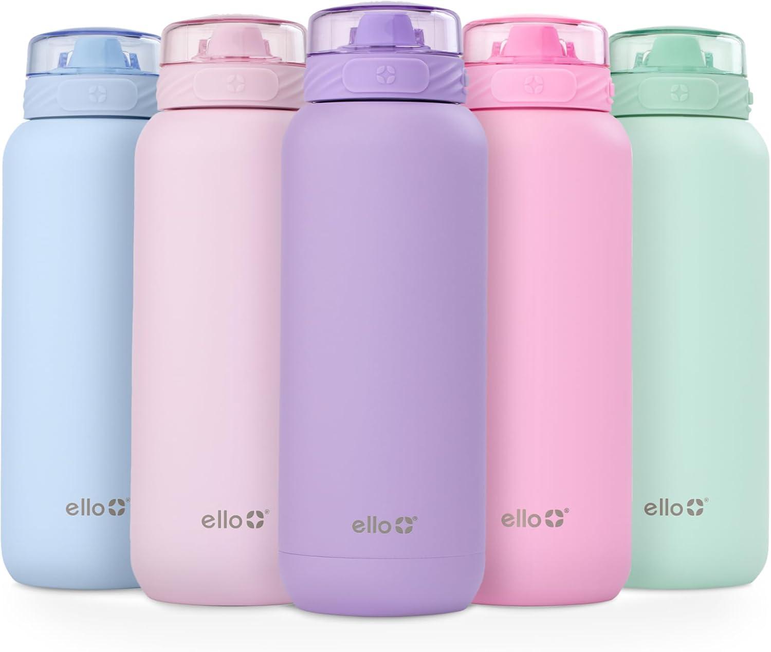 Ello Cooper 32oz Stainless Steel Water Bottle Purple