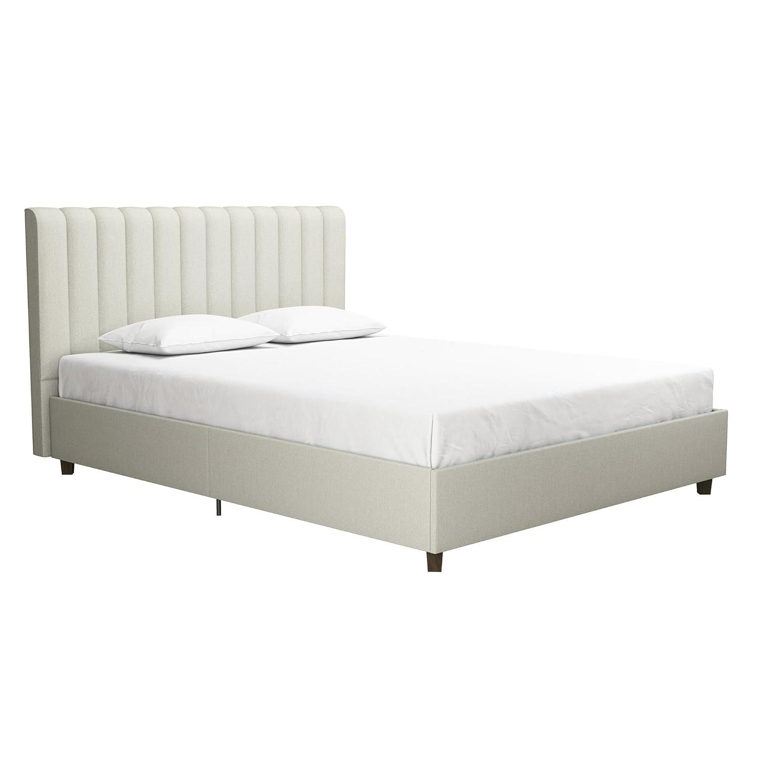 Brittany Tufted Upholstered Platform Bed