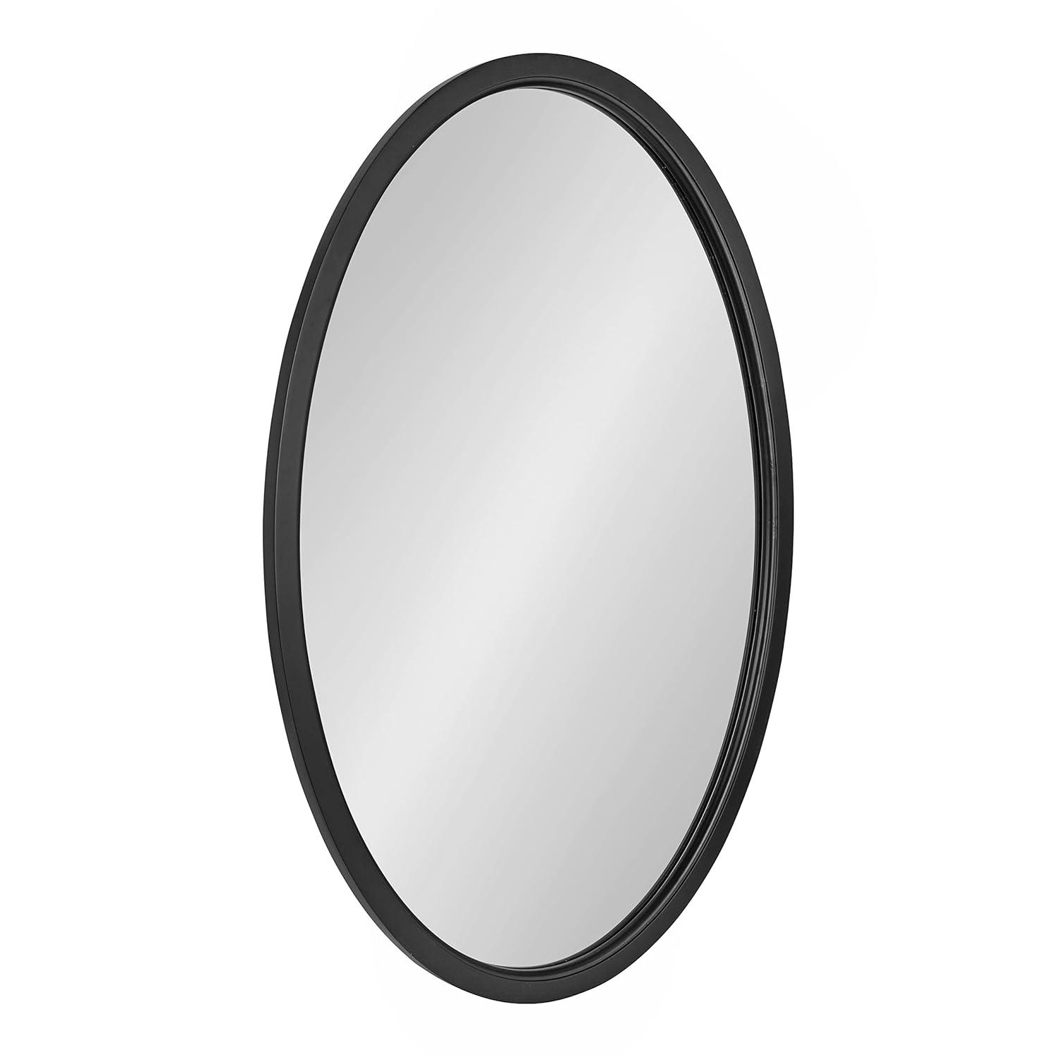 Kate and Laurel Hogan MDF Oval, 24x36, Black