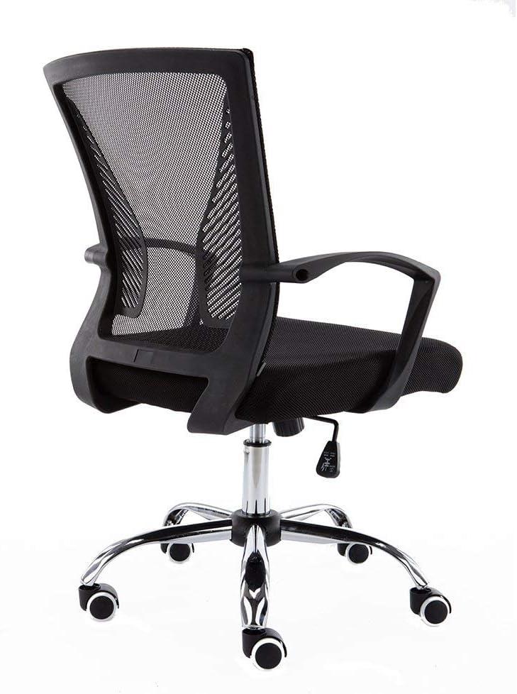 Modern Home Zuna Mid-Back Office Chair - Black/Black