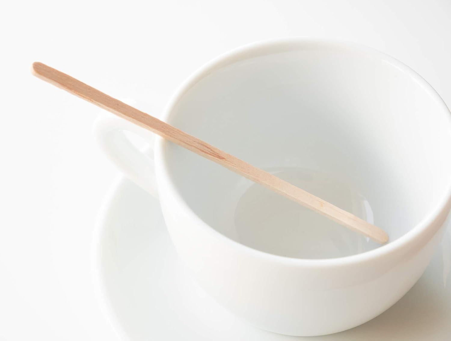 GUSTO 7.5" Wooden Coffee Stirrers Wood Stir Sticks for Coffee Bar, 1000-Pack