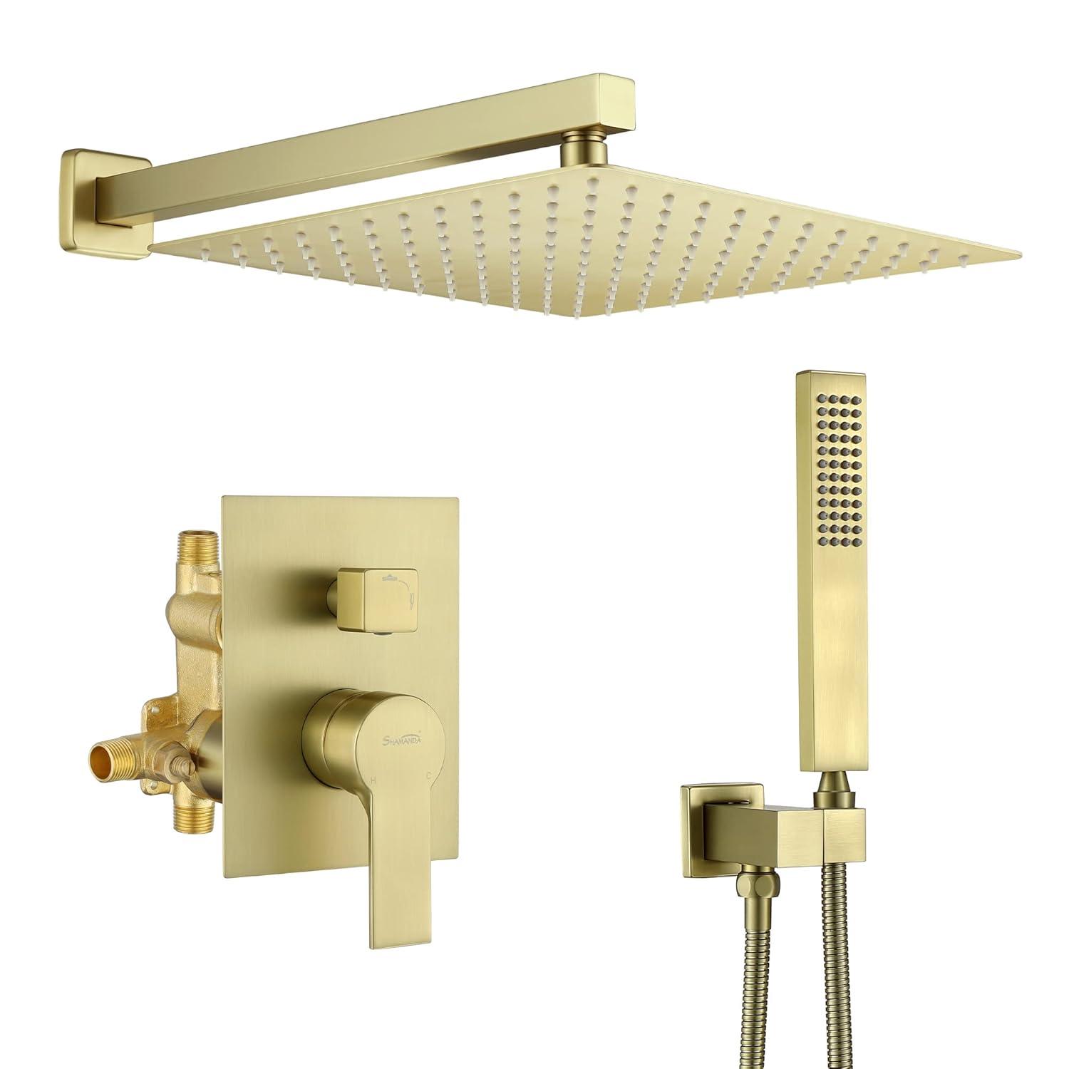 SHAMANDA All-In-One Kit with Rough in-Valve 88003BG