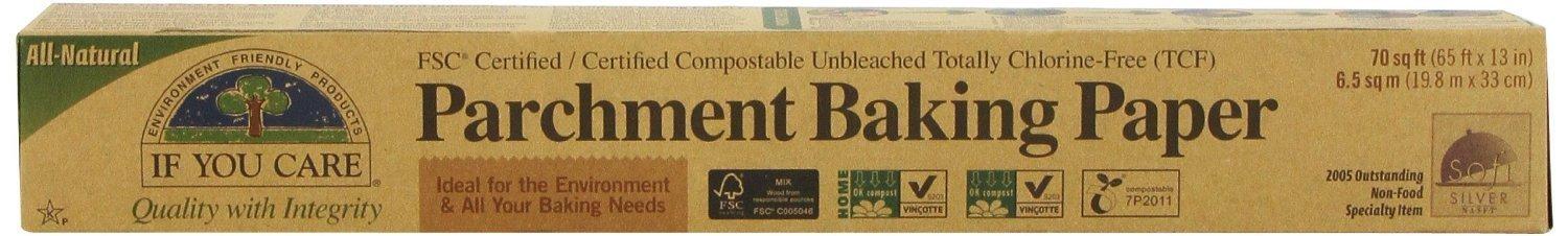 If You Care Unbleached Chlorine Free Parchment Baking Paper - 70 sq ft