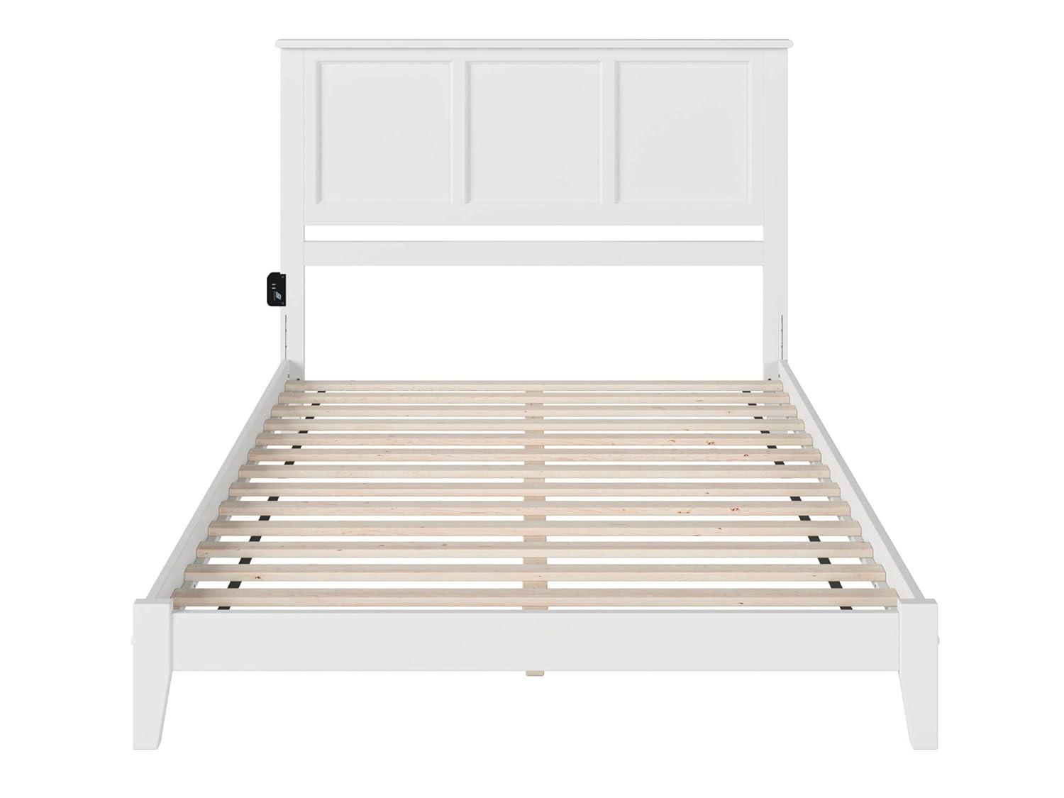 AFI Furnishings Madison Low Profile Platform Bed Q WH