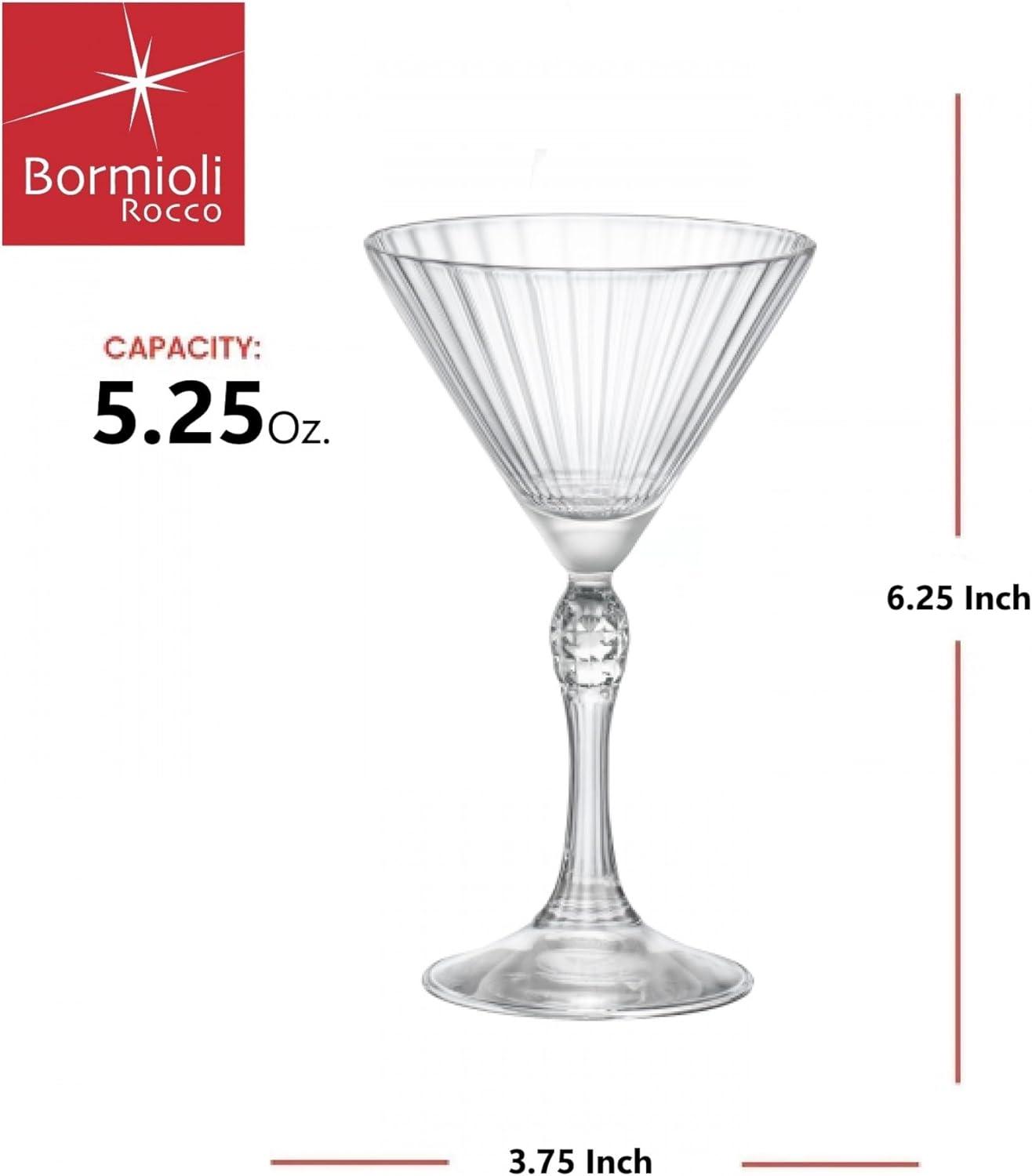 Bormioli Rocco America '20s Small Martini Glass - Set of 4