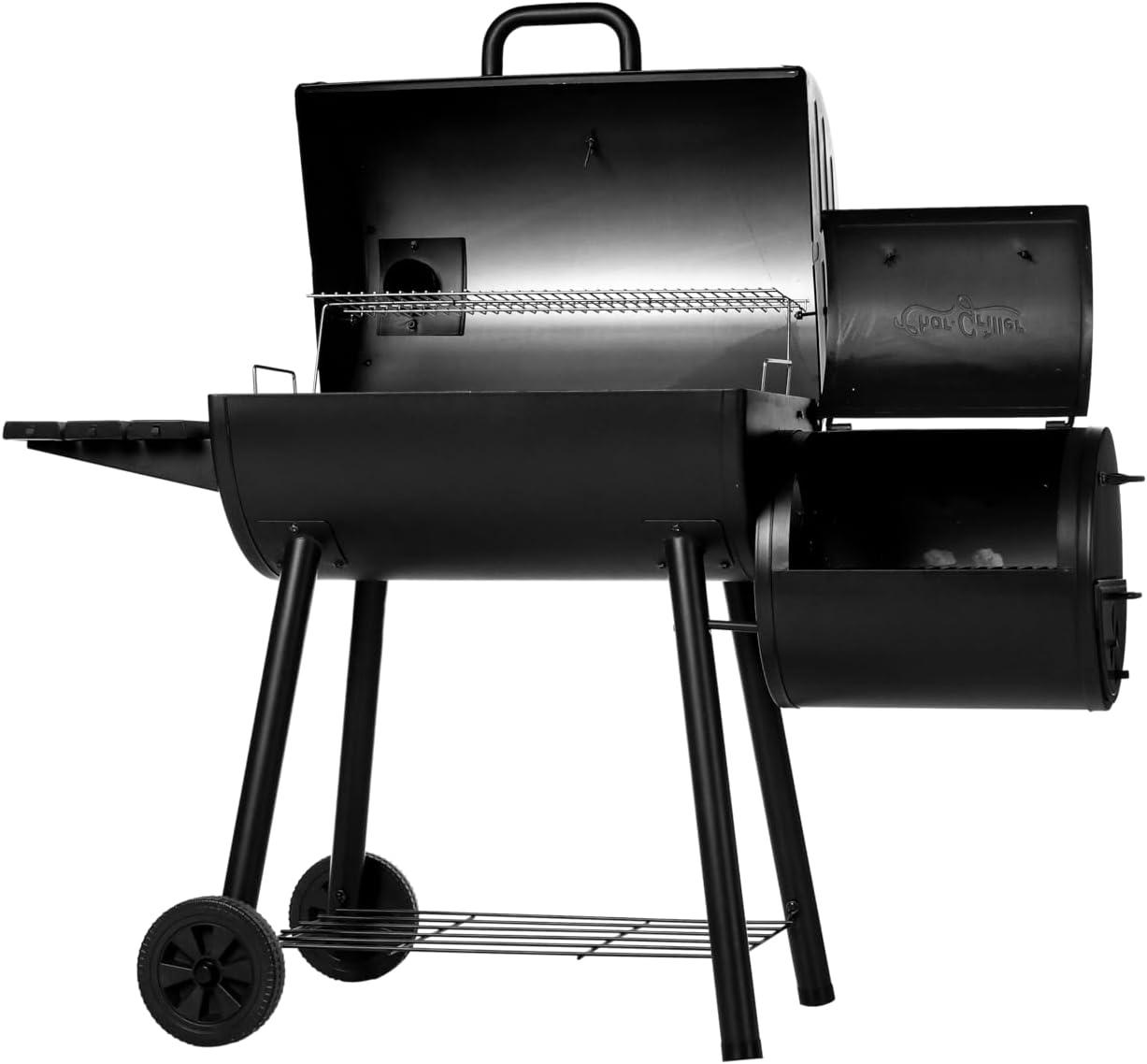 Smokin’ Pro™ Barrel Grill and Offset Smoker