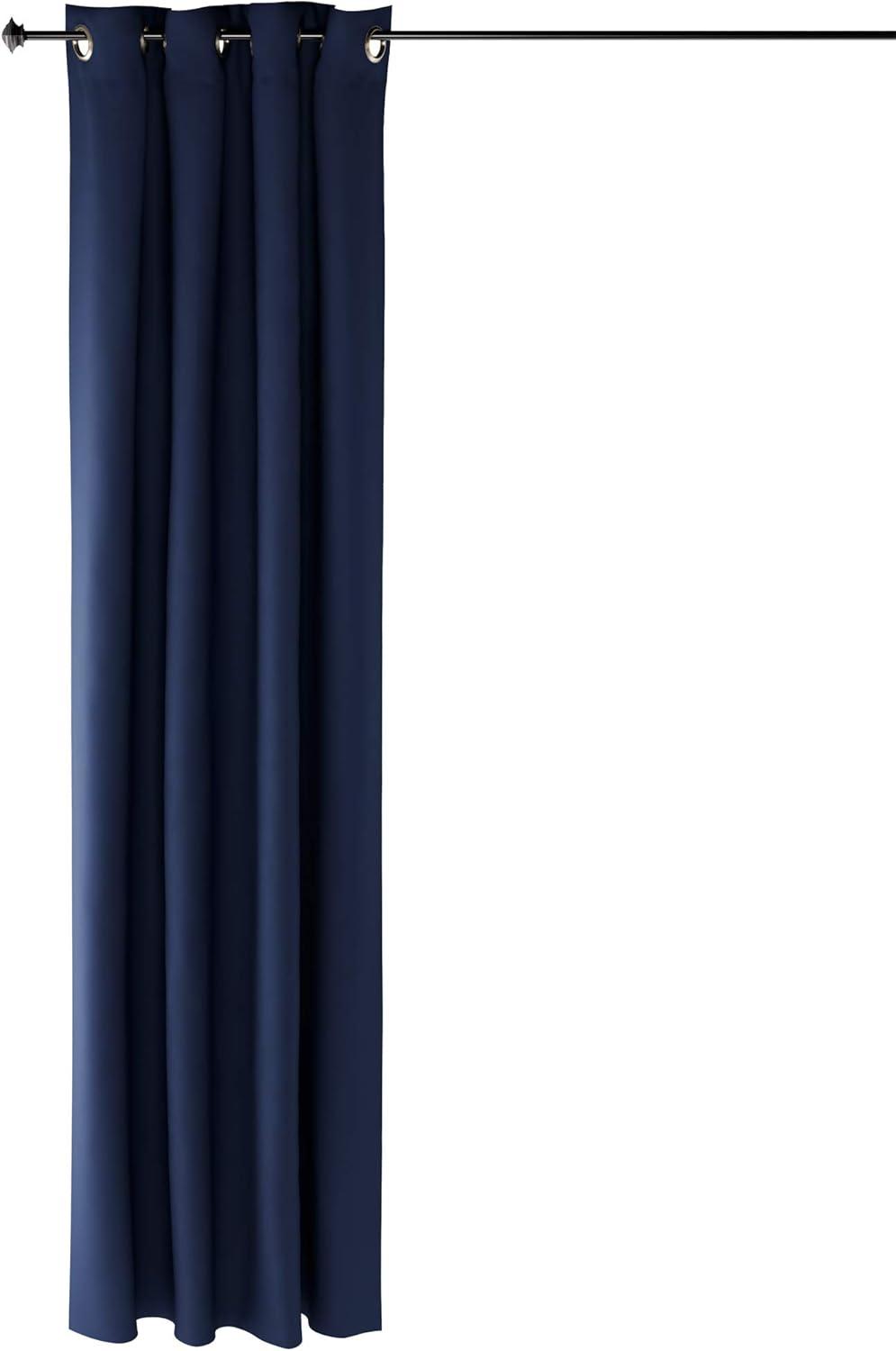 Furinno Collins Blackout Curtain 42 X 84 Inches 1 Panel, Dark Blue
