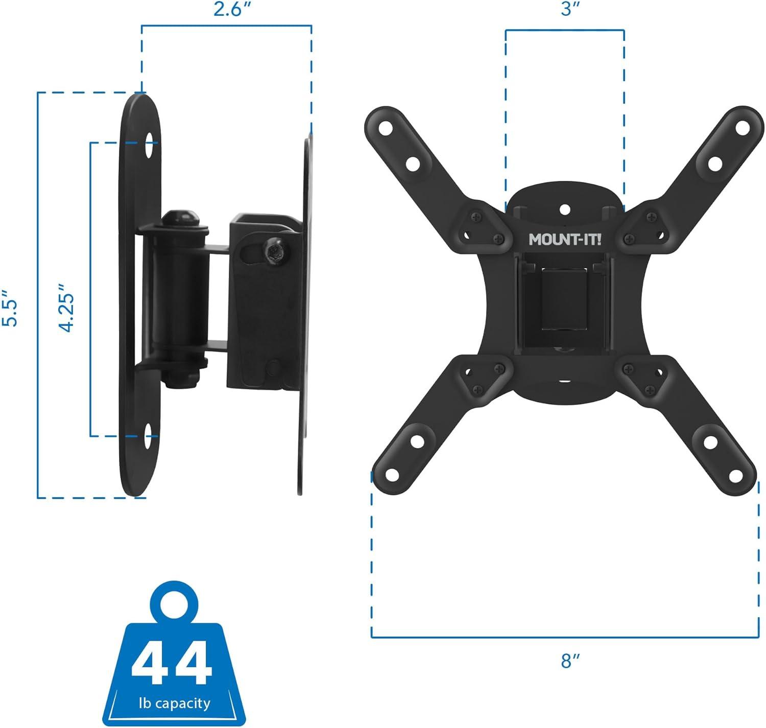 Mount It Compact Full Motion TV Wall Mount - For Tvs Up To 50"