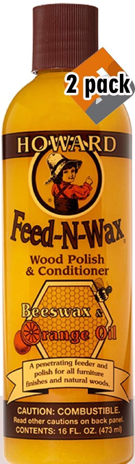 Howard Feed-N-Wax Orange Scent Wood Protector 16 oz Gel