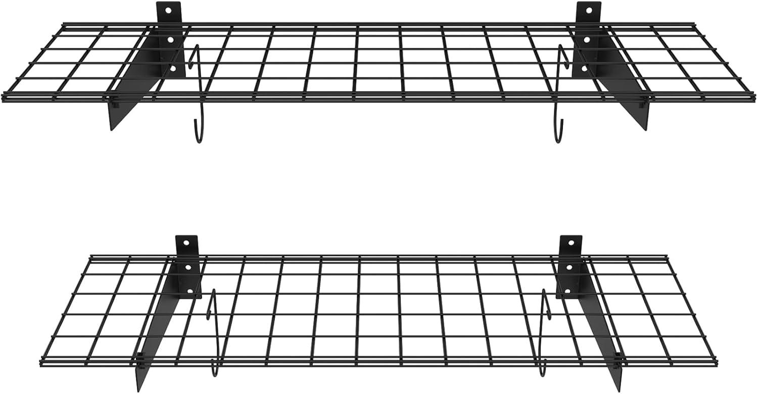 Hyloft HyLoft Steel Wall Garage Storage Shelves, Pack of 2-Shelves (Set of 2)