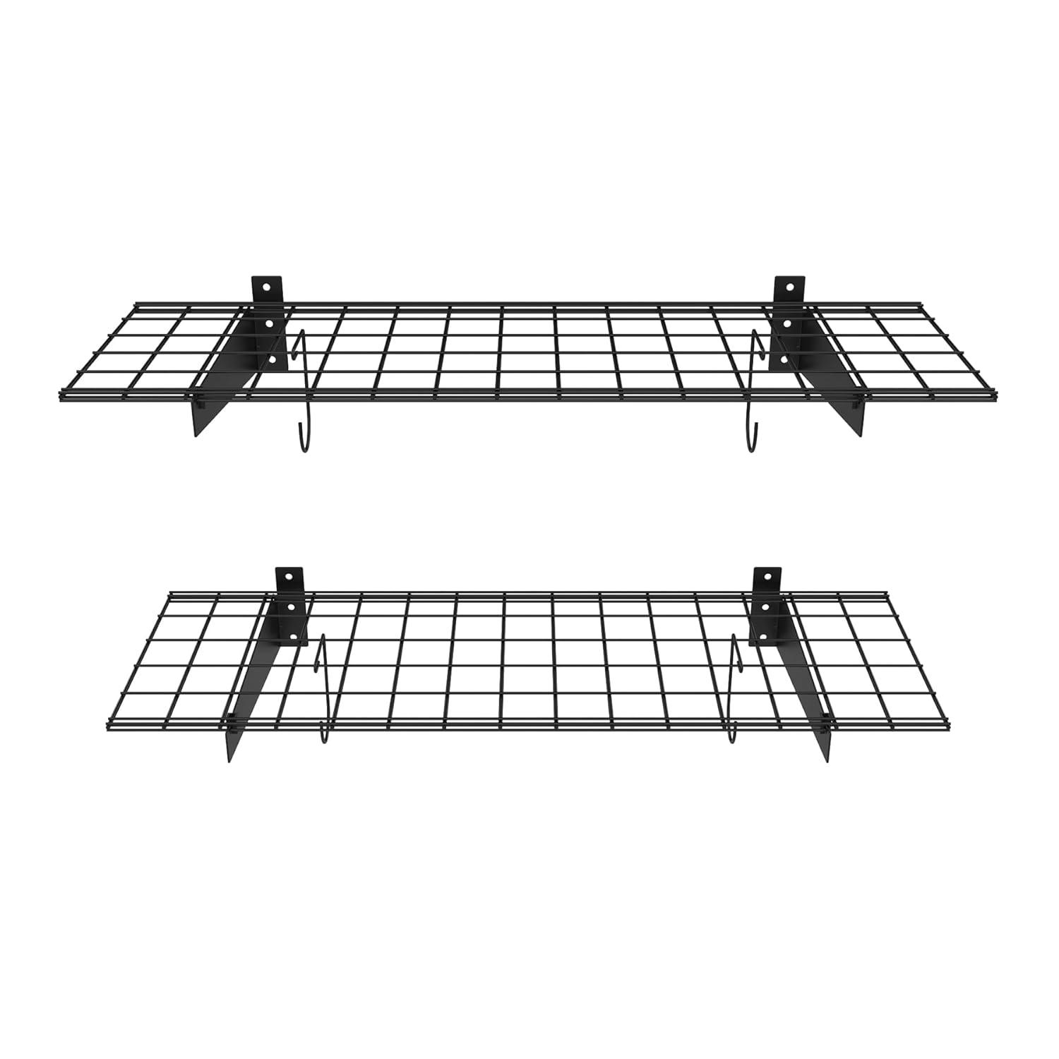 Hyloft HyLoft Steel Wall Garage Storage Shelves, Pack of 2-Shelves (Set of 2)