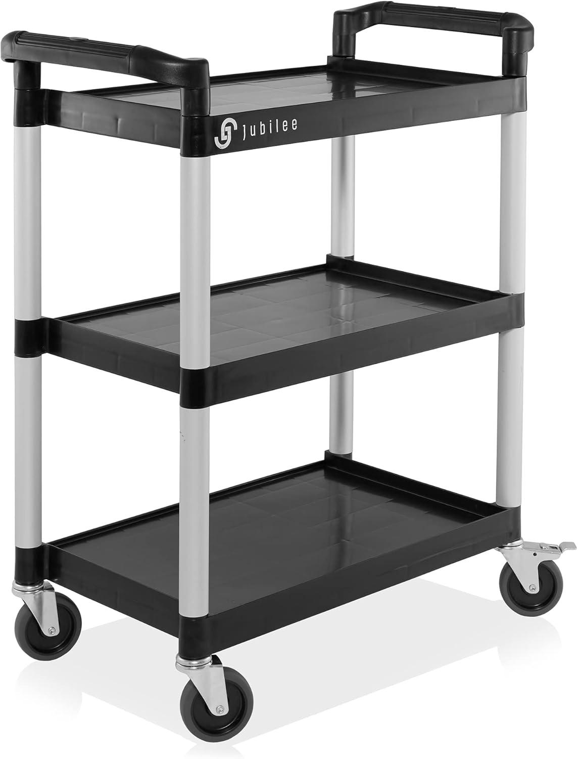 Jubilee 3-Tier Utility Service Cart with Wheels