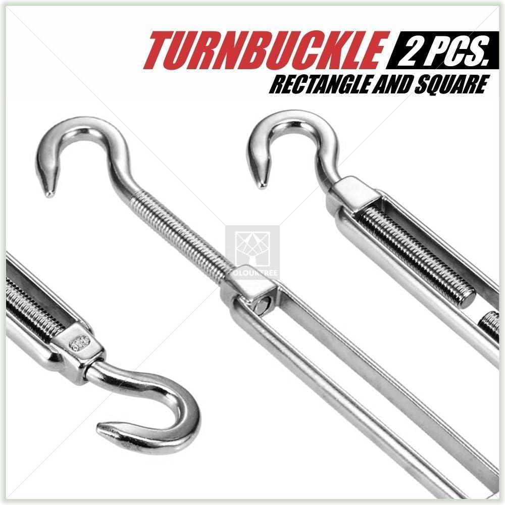 ColourTree Sun Shade Sail Rectangle & Square Hardware Kit (Hardware Kits Only) & Reviews | Wayfair