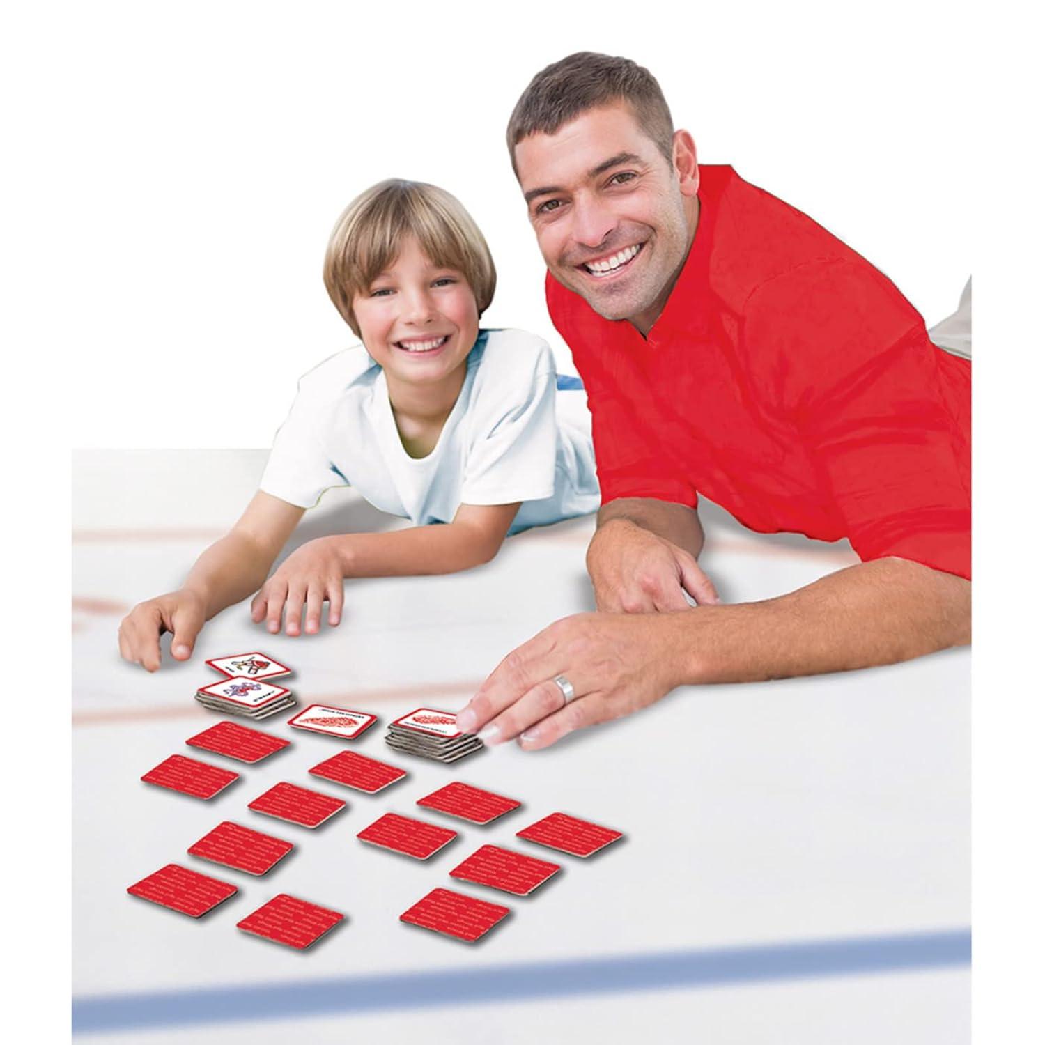 Detroit Red Wings Kids Matching Game with NHL Symbols